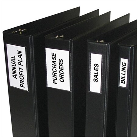 C-Line Products C-Line Products 70023BNDL5PK Self-Adhesive Binder Labels 2 Inch Binders 1 .75 x 2 .75 12-PK - Set of 5 PK 70023BNDL5PK